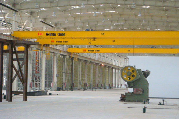 Double Girder Bridge Crane with Electric Hoist