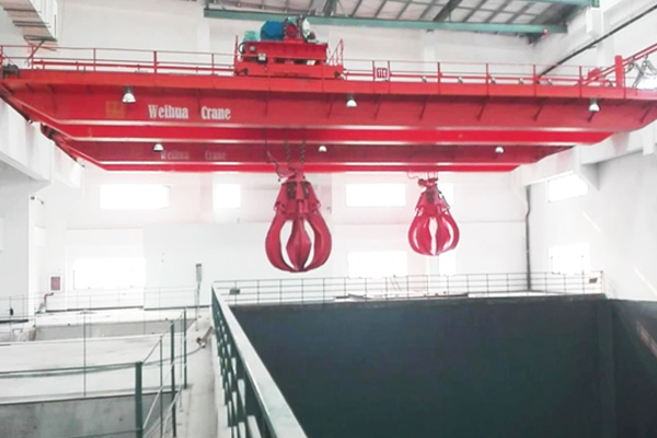 Double Girder Bridge Crane with Grab