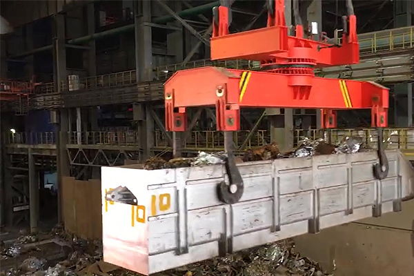 Rotary Trough Bridge Crane for Steelmaking