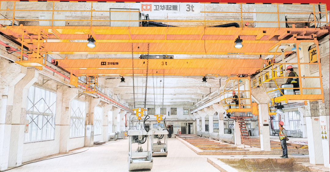 3t-bridge-crane-with-grab-for-Brewery